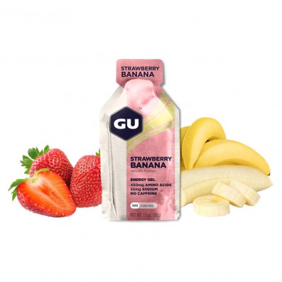 GU Energy 32 g Gel-strawberry/banana 1 SÁČEK