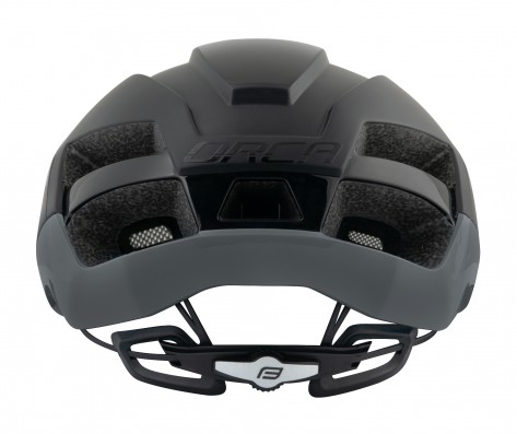 Přilba FORCE ORCA,černá mat-šedá