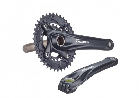 Kliky SHIMANO Deore FC-M617 2x10 175mm černé