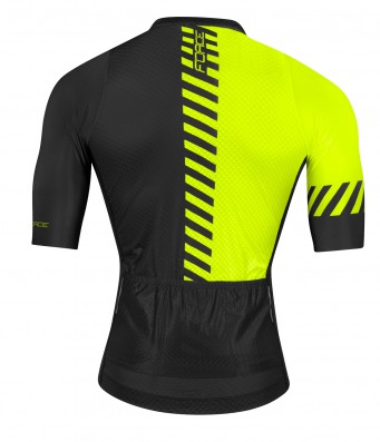 Dres FORCE FASHION, krátký rukáv,černo-fluo