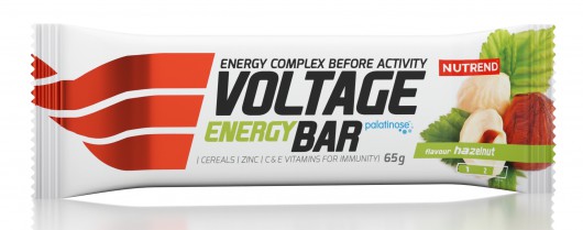 Tyčinka VOLTAGE ENERGY BAR 65g oříšek