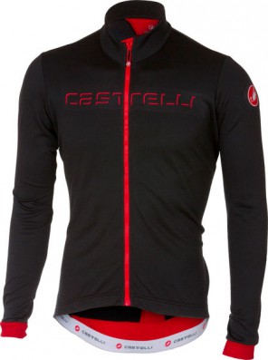 CASTELLI - pánský dres Fondo FZ, black/red