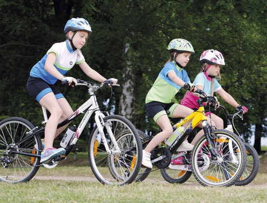 ETAPE - dětské kalhoty JUNIOR s vložkou, černá/modrá