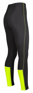ETAPE - dětské kalhoty LEGGY, černá/žlutá fluo