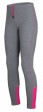 ETAPE - dětské kalhoty LEGGY, šedá melír/růžová