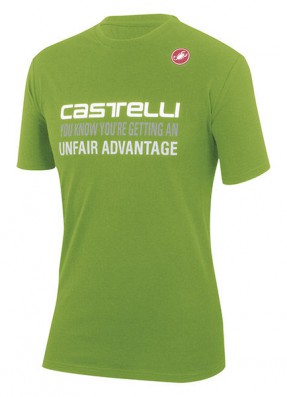 CASTELLI- pánské triko Advantage, green