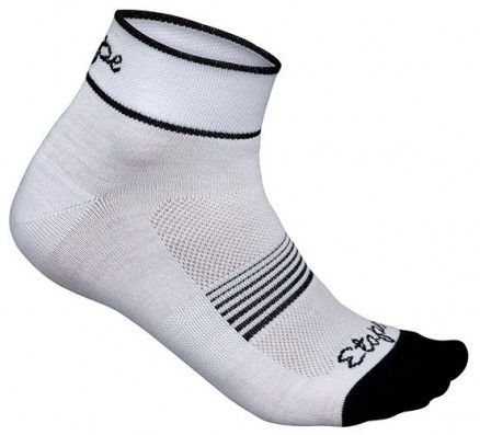 ETAPE- dámské ponožky KISS, bílá/černá