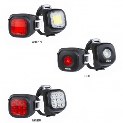 KNOG Blinder MINI Chippy Twinpack - Set přední + zadní světlo