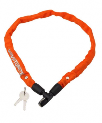 Zámek KRYPTONITE KEEPER 411 KEY CHAIN 4x1100mm, oranžová