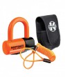 Zámek KRYPTONITE Evolution Disc Lock Premium Pack - Orange w/pouch, reminder