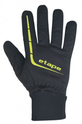 ETAPE - pánské rukavice GEAR WS+, černá/žlutá fluo