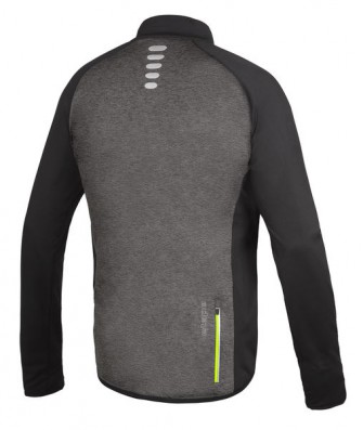 ETAPE - pánský dres STONE, antracit melír/žlutá fluo