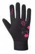 ETAPE- dětské rukavice PUZZLE WS, černá/růžová