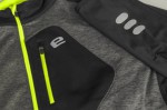 ETAPE - pánský dres STONE, antracit melír/žlutá fluo
