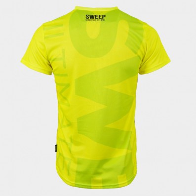 SWEEP triko krátký rukáv SMTS108 FLUO ŽLUTÉ/ČERNÉ