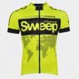 SWEEP CYKLISTICKÝ DRES CLASIC CYKLO-D031 ŽLUTÝ FLUO