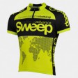 SWEEP CYKLISTICKÝ DRES DĚTSKÝ CYKLO-D014A ŽLUTÝ FLUO