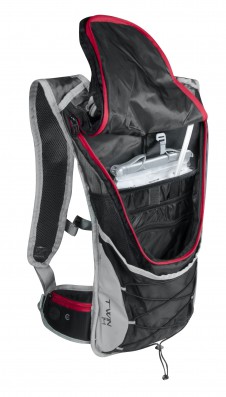 Batoh FORCE TWIN PRO PLUS 14 l+2L rez., černo-šedý