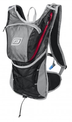 Batoh FORCE TWIN PRO PLUS 14 l+2L rez., černo-šedý