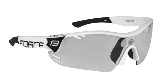 Brýle FORCE RACE PRO bílo-černé, fotochromatická
