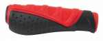Gripy-madla FORCE gumová tvarovaná, černo-červená, balená