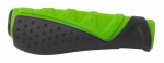 Gripy-madla FORCE gumová tvarovaná, černo-zelená, balená