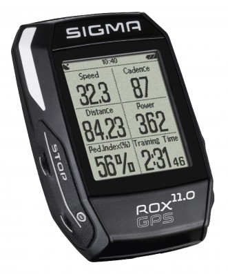 Computer SIGMA ROX 11.0 GPS SET, ANT+, černý