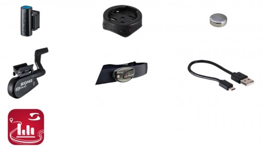 Computer SIGMA ROX 11.0 GPS SET, ANT+, černý