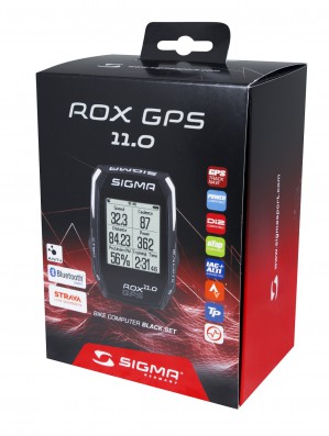 Computer SIGMA ROX 11.0 GPS SET, ANT+, černý