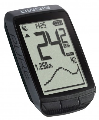 Cyklocomputer SIGMA PURE GPS, černý