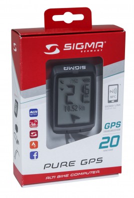 Cyklocomputer SIGMA PURE GPS, černý