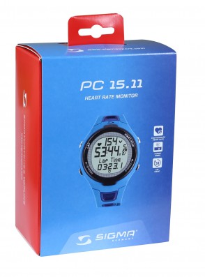 Hodinky, počítač SIGMA pulsmetr PC 15.11 modrý