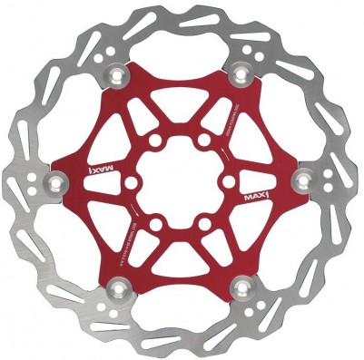 Brzdový kotouč MAX1 Alux 160mm červený