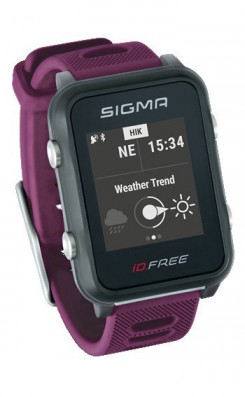 Chytré hodinky SIGMA iD.FREE fialové
