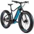 FAT E-BIKE Leader Fox BRAGA 26", 2020-2 18" ČERNÁ MAT/MODRÁ