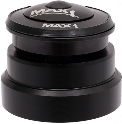 Hlavové složení MAX1 s venkovním spodním ložiskem 49,6 mm černé,semi-integrované