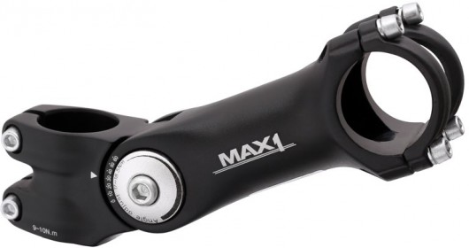 Stavitelný představec MAX1 105/60°/31,8 mm černý