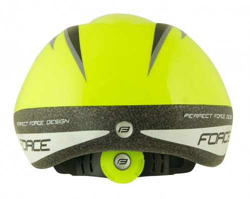 Přilba FORCE FUN STRIPES dětská, fluo-černo-šedá S