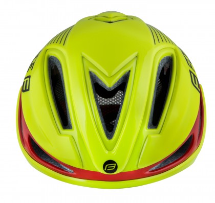 Přilba FORCE REX, fluo-červená, L-XL