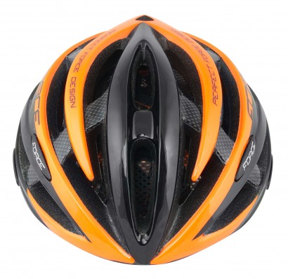Přilba FORCE ROAD, černo-oranžová S - M