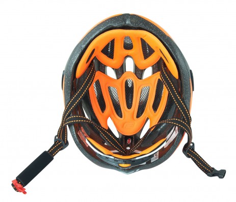 Přilba FORCE ROAD, černo-oranžová S - M