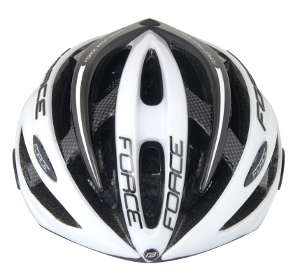 Přilba FORCE ROAD PRO, bílo-černá L - XL