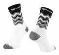 Ponožky FORCE WAVE, černo-bílé L-XL/42-46