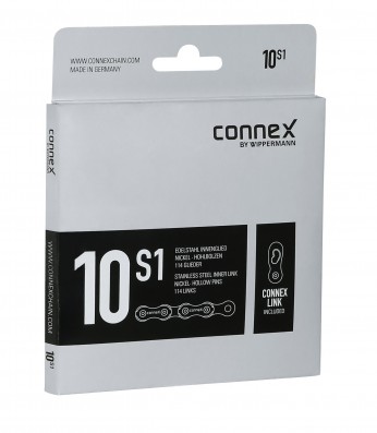 Řetěz CONNEX 10s1 pro 10-kolo, stříbrný