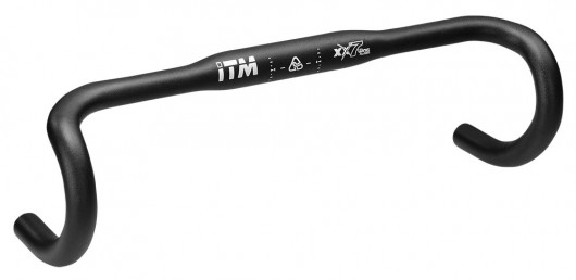 Řidítka ITM XX7 WING 31,8/420 mm, hliníková, černá